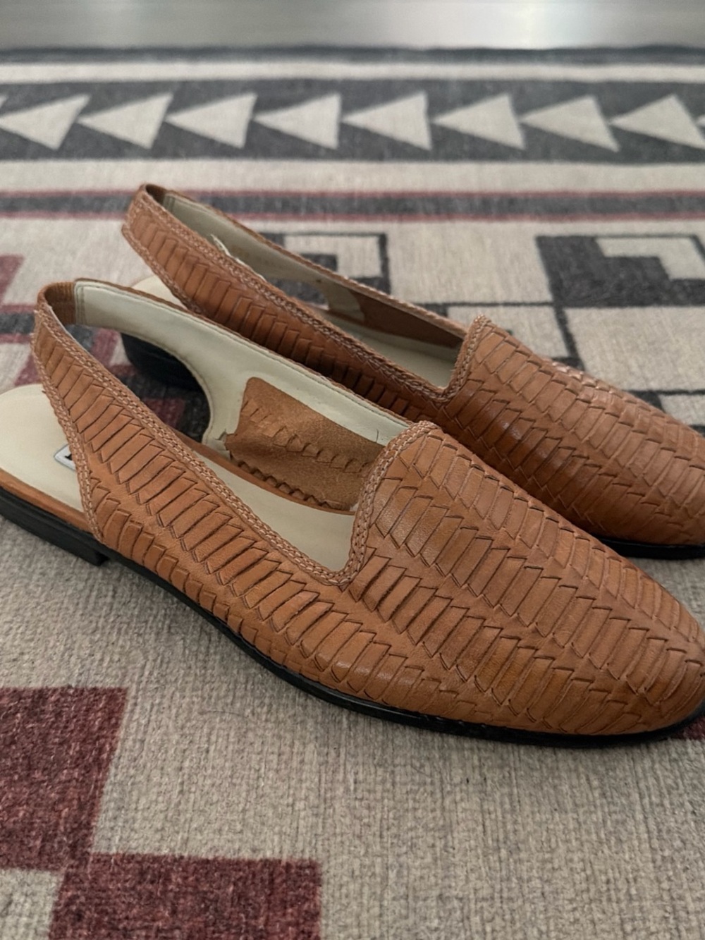 Leather Slingback Mule
